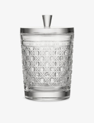 selfridges Waterford Opulence Crystal Biscuit Barrel 19cm- Buy online at McGrocer