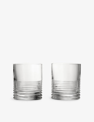 Waterford Circon set of two crystal tumblers 10cm, imported from the UK