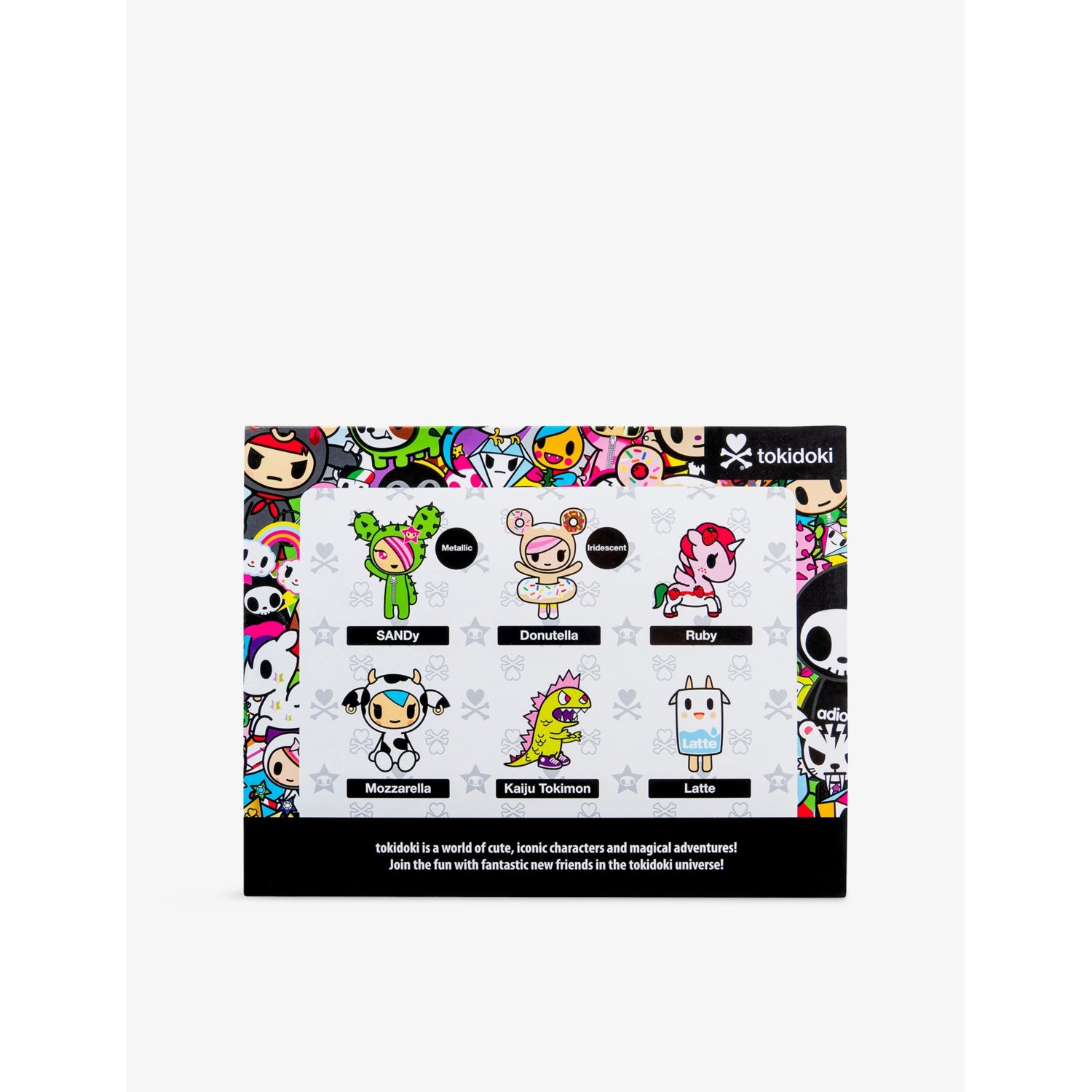 tokidoki set of six collectible figures 5cm, imported from the UK