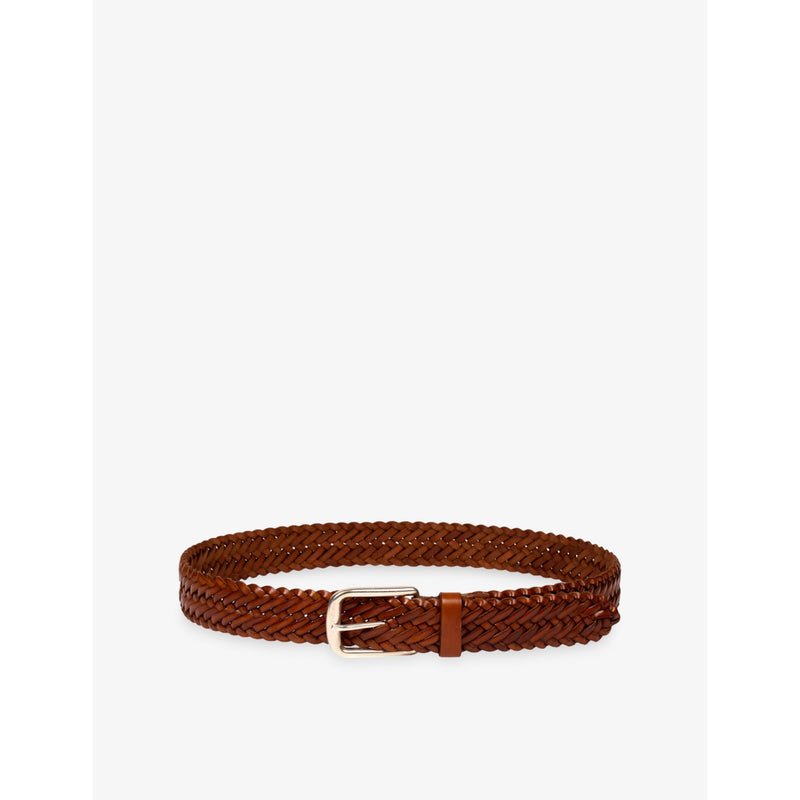 Braided Leather Belt - 32
