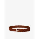 Braided Leather Belt - 32