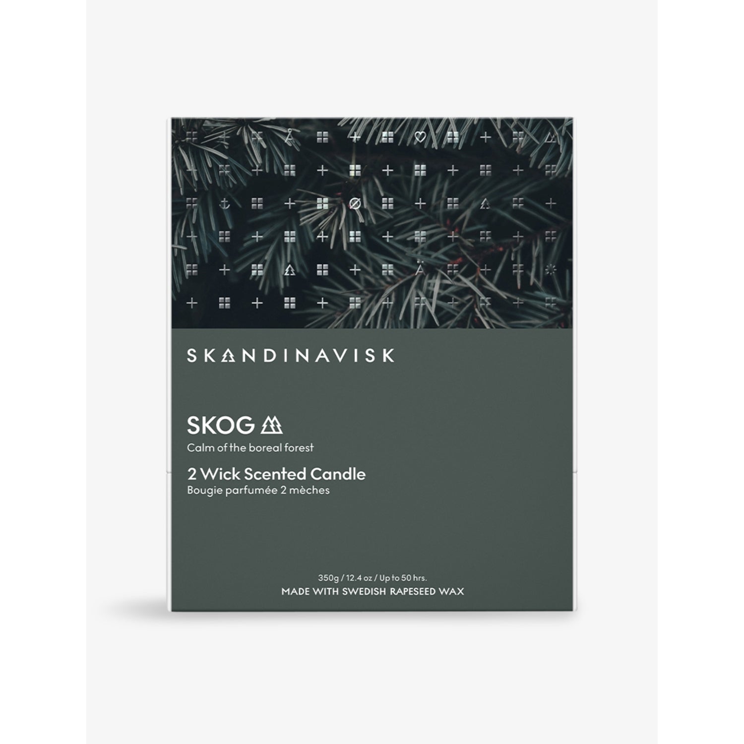 Skandinavisk Skog two-wick scented candle 350g - British product