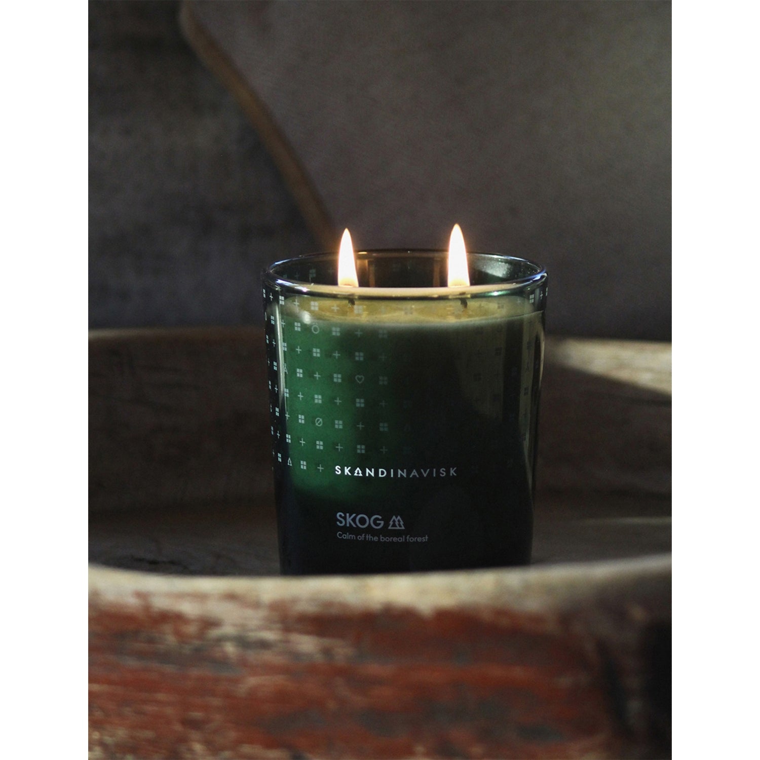 Skandinavisk Skog two-wick scented candle 350g - British product