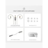 Meze Audio ALBA premium in-ear monitors with USB-C adapter (British brand)