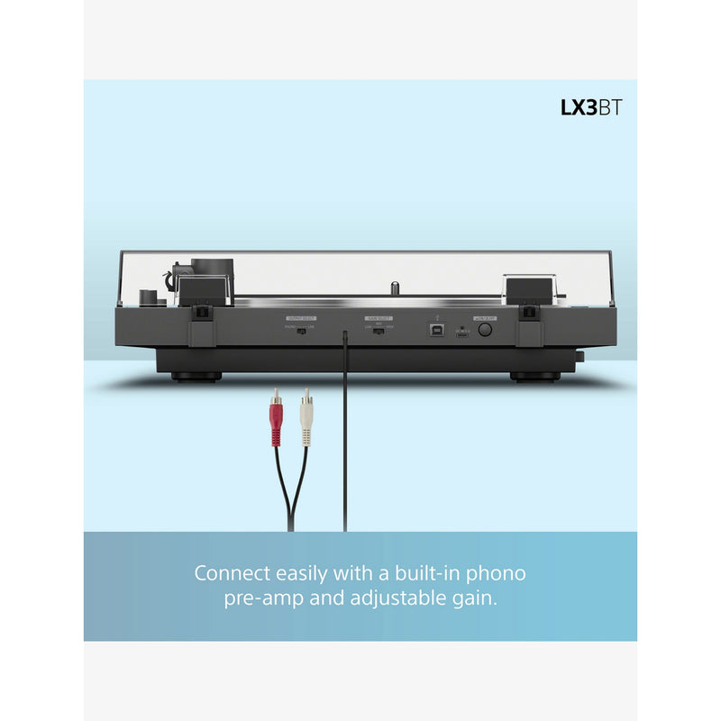 Sony PS-LX3BT Bluetooth turntable, imported from the UK
