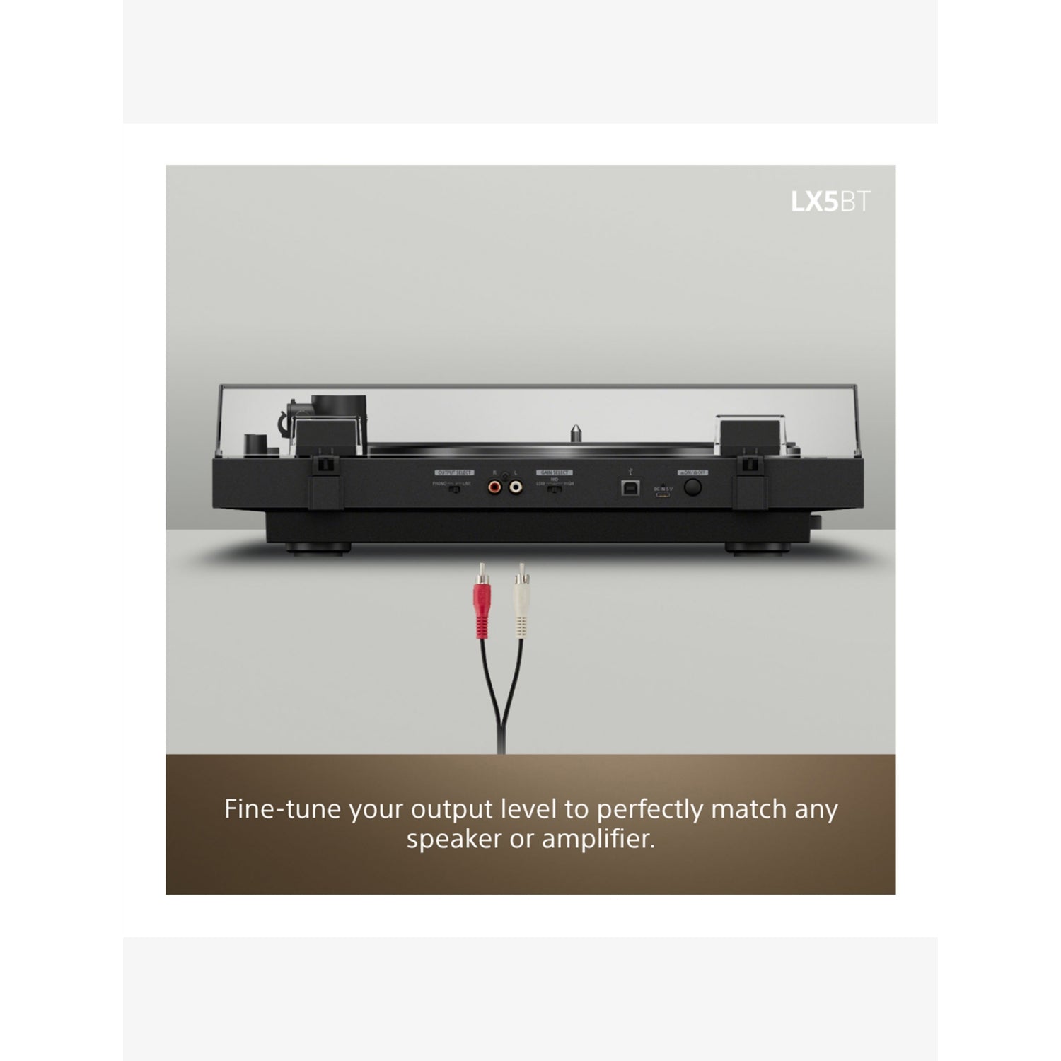 Sony PS-LX5BT automatic turntable, imported from the UK