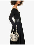 KHAITE mini python-embossed leather tote bag - British product