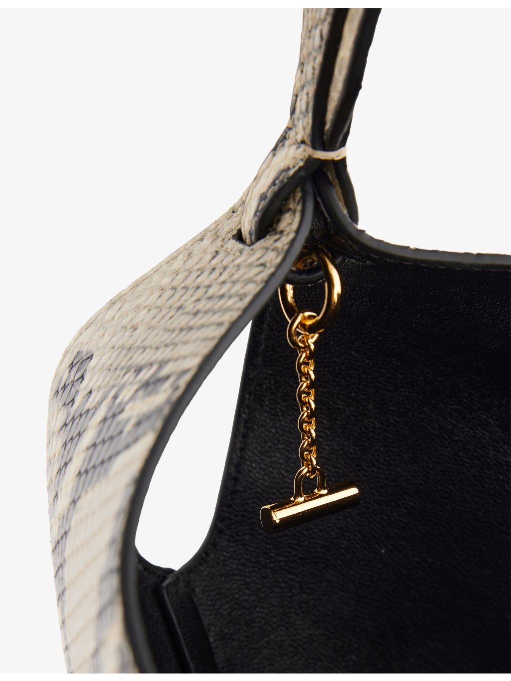 KHAITE mini python-embossed leather tote bag - British product