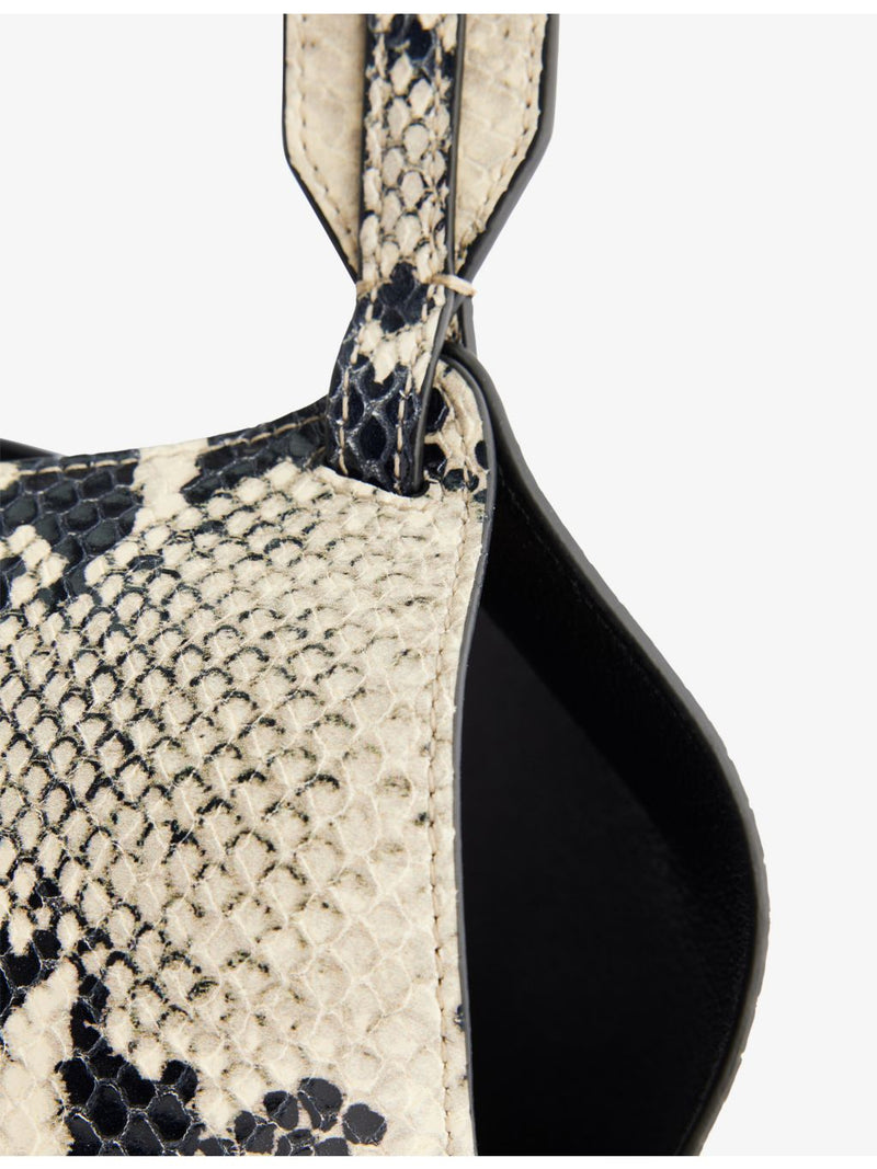 KHAITE mini python-embossed leather tote bag - British product