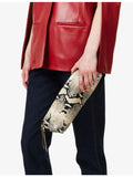 KHAITE leather clutch bag Donna 33cm, imported from the UK
