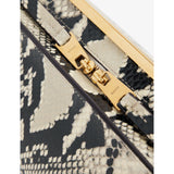 KHAITE leather clutch bag Donna 33cm, imported from the UK