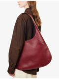 KHAITE Joan Large foil-print leather hobo bag, UK version