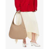 KHAITE Joan foil-print logo large hobo bag (British brand)