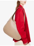 KHAITE Joan foil-print logo large hobo bag (British brand)