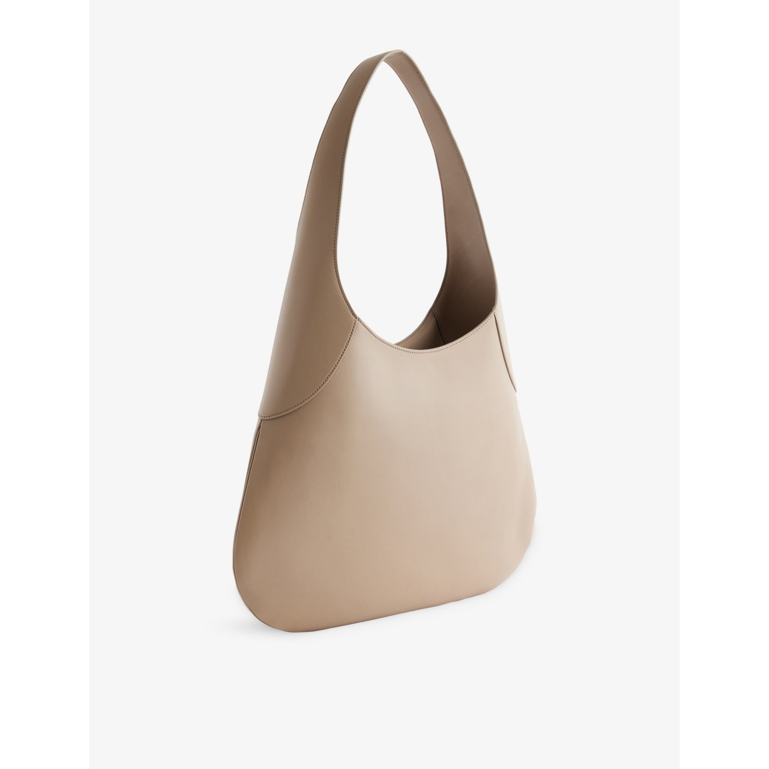 KHAITE Joan foil-print logo large hobo bag (British brand)