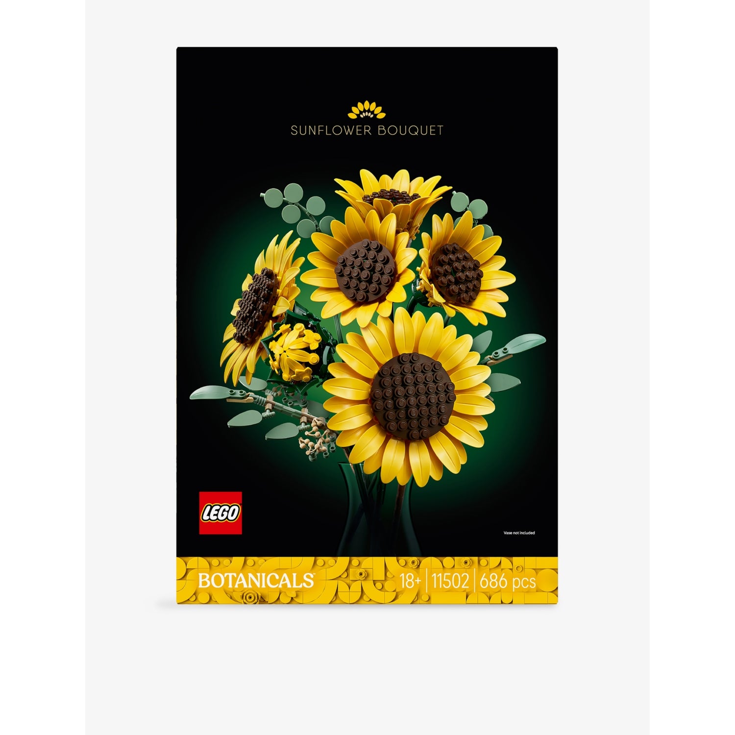 LEGO Botanicals Sunflower Bouquet 686 pieces (British brand)