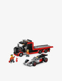 LEGO City F1 Display Truck playset with Audi race car, UK version