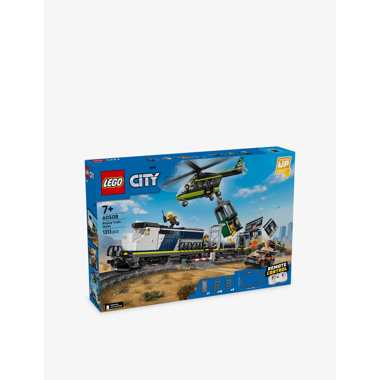 LEGO City Police Train Heist playset 1313 pieces - British product