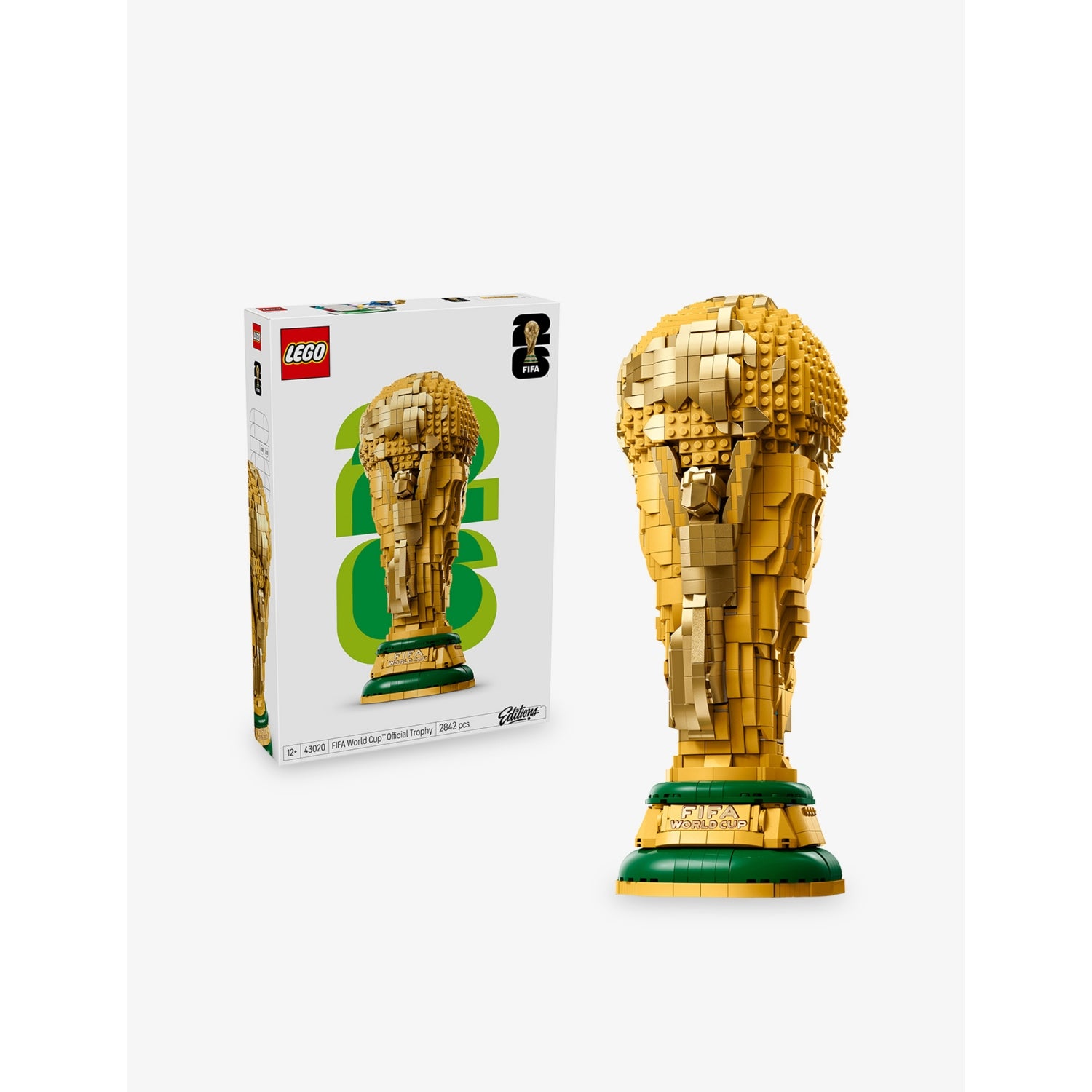 LEGO FIFA World Cup Trophy model 36cm (British brand)