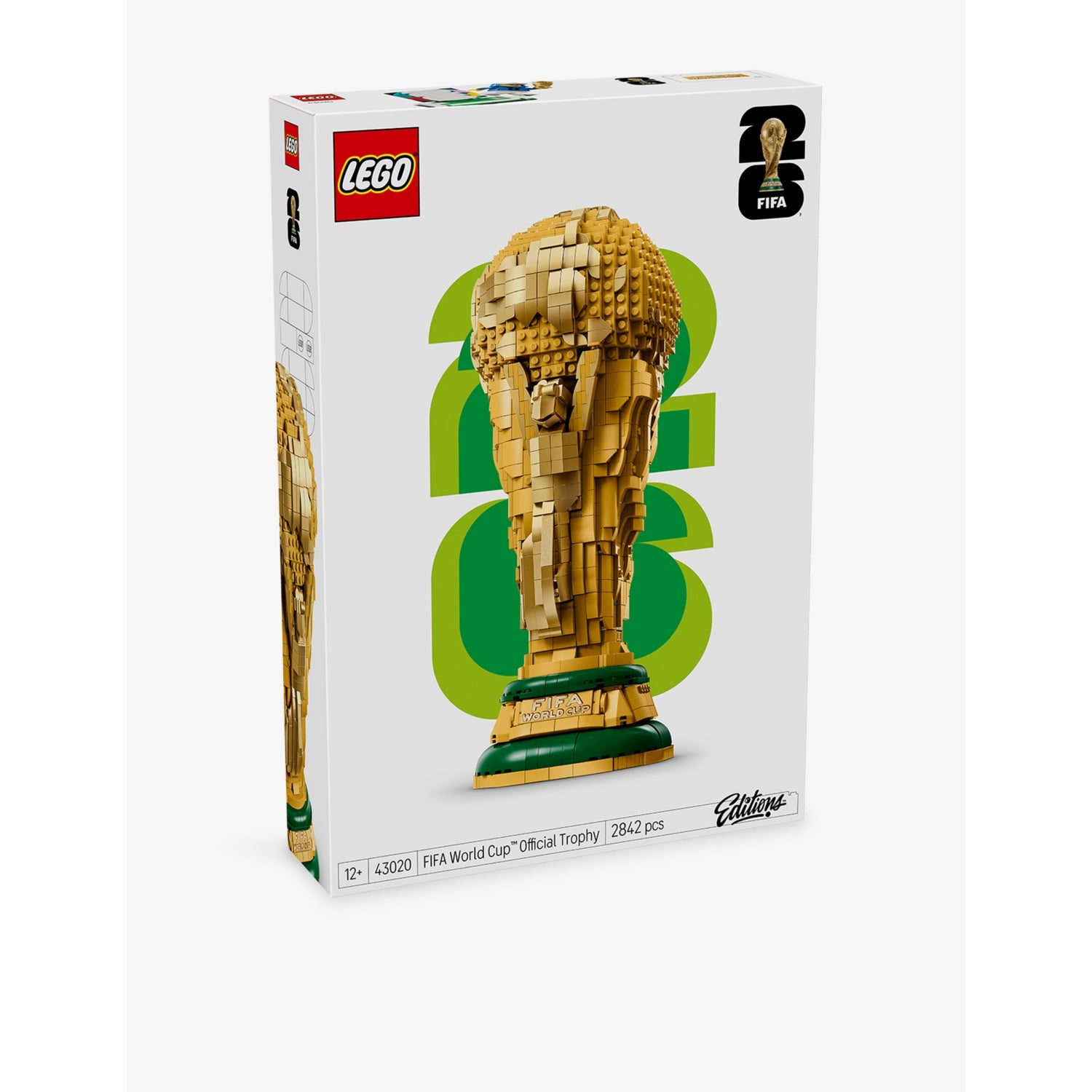LEGO FIFA World Cup Trophy model 36cm (British brand)