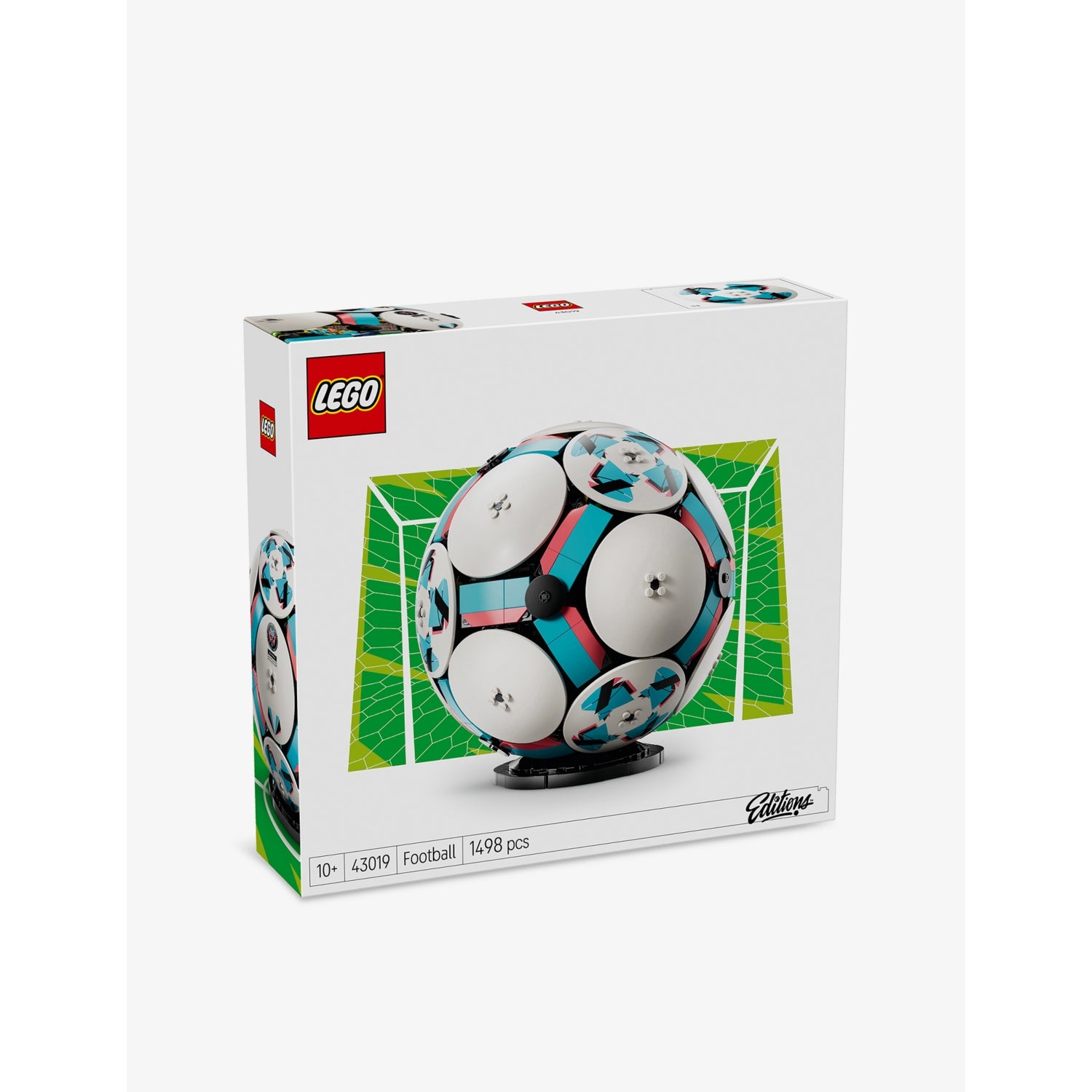 LEGO Editions 43019 football model 1498 pieces, imported from the UK
