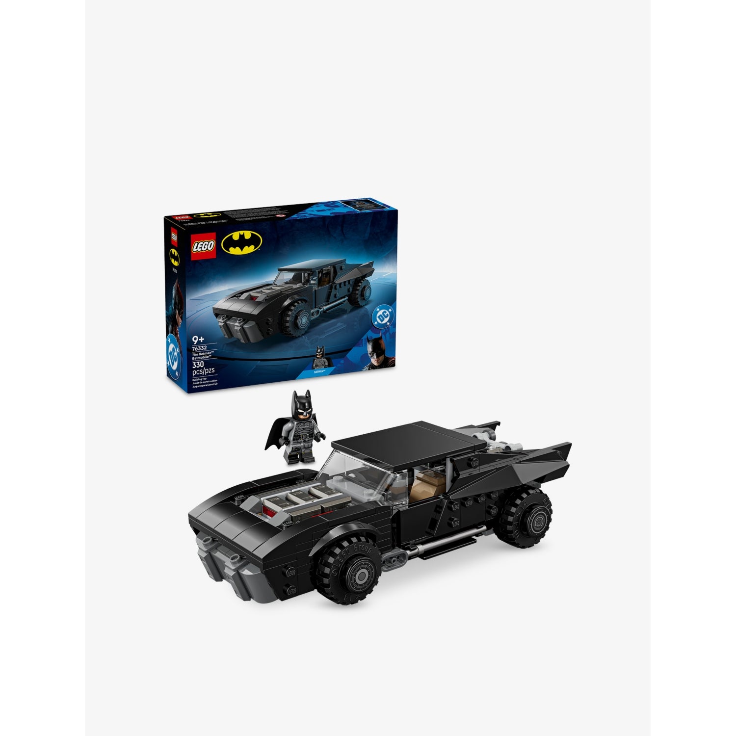 LEGO DC Batman Batmobile building set 330 pieces - British product