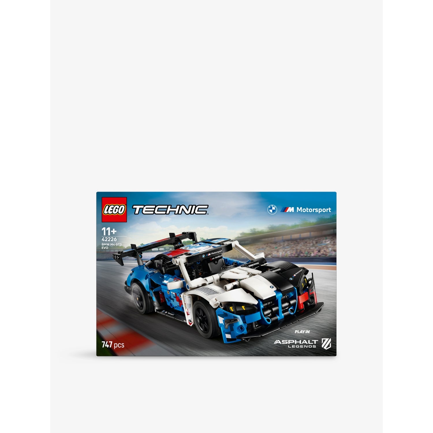 LEGO Technic BMW M4 GT3 EVO race car 747 pieces (British brand)