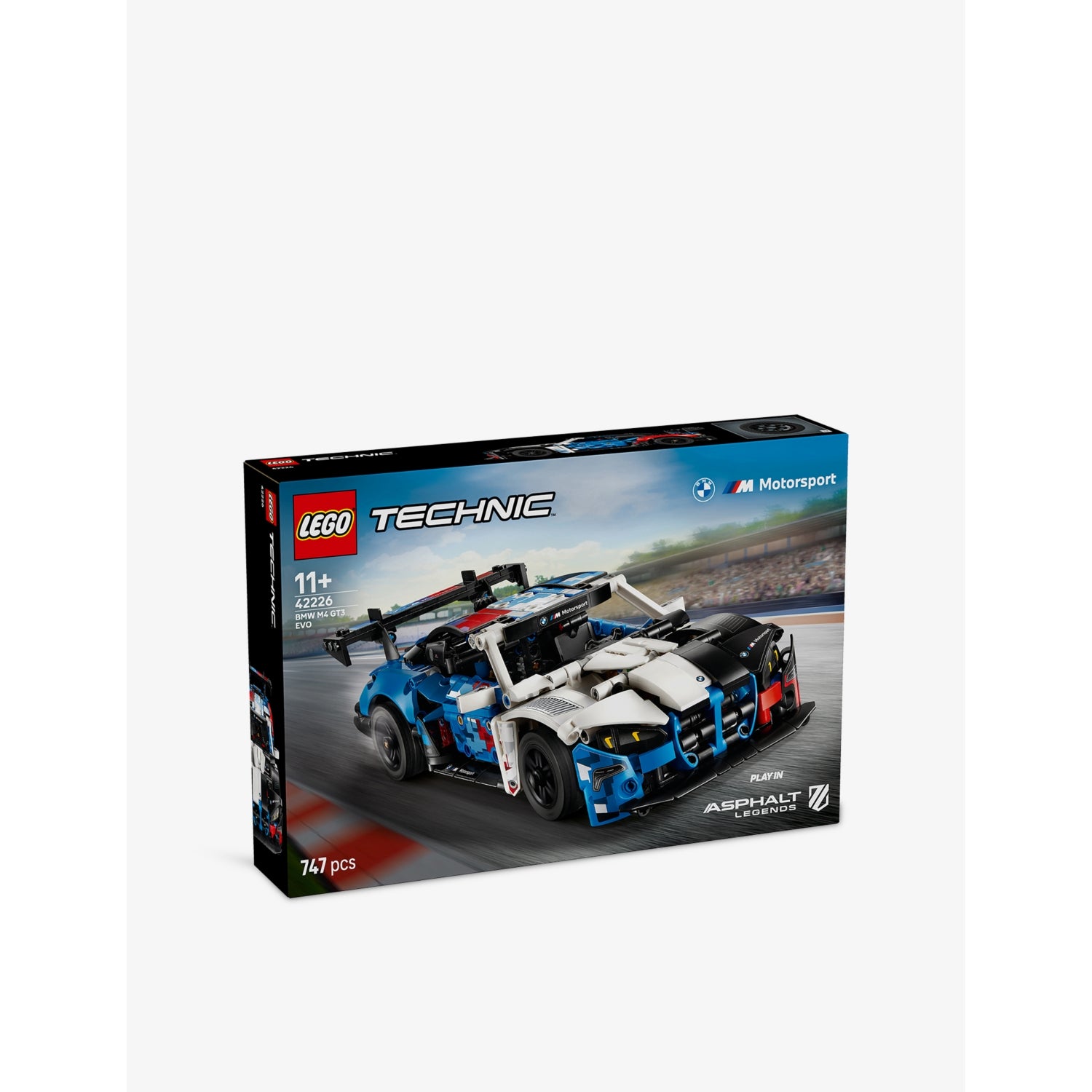LEGO Technic BMW M4 GT3 EVO race car 747 pieces (British brand)