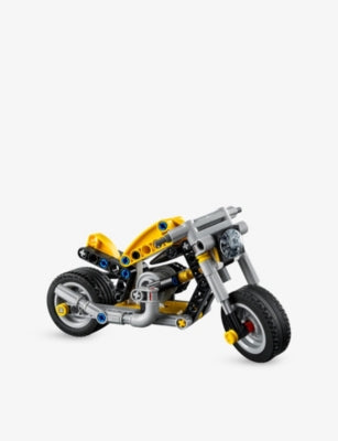 LEGO Technic yellow motorcycle toy 151 pieces (British brand)