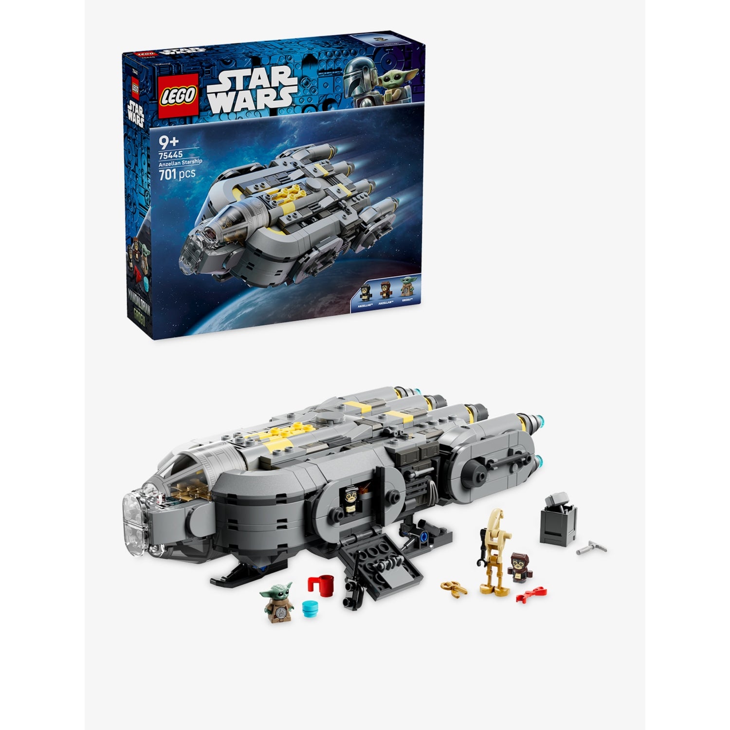 LEGO Star Wars Anzellan Starship playset 701 pieces, UK version