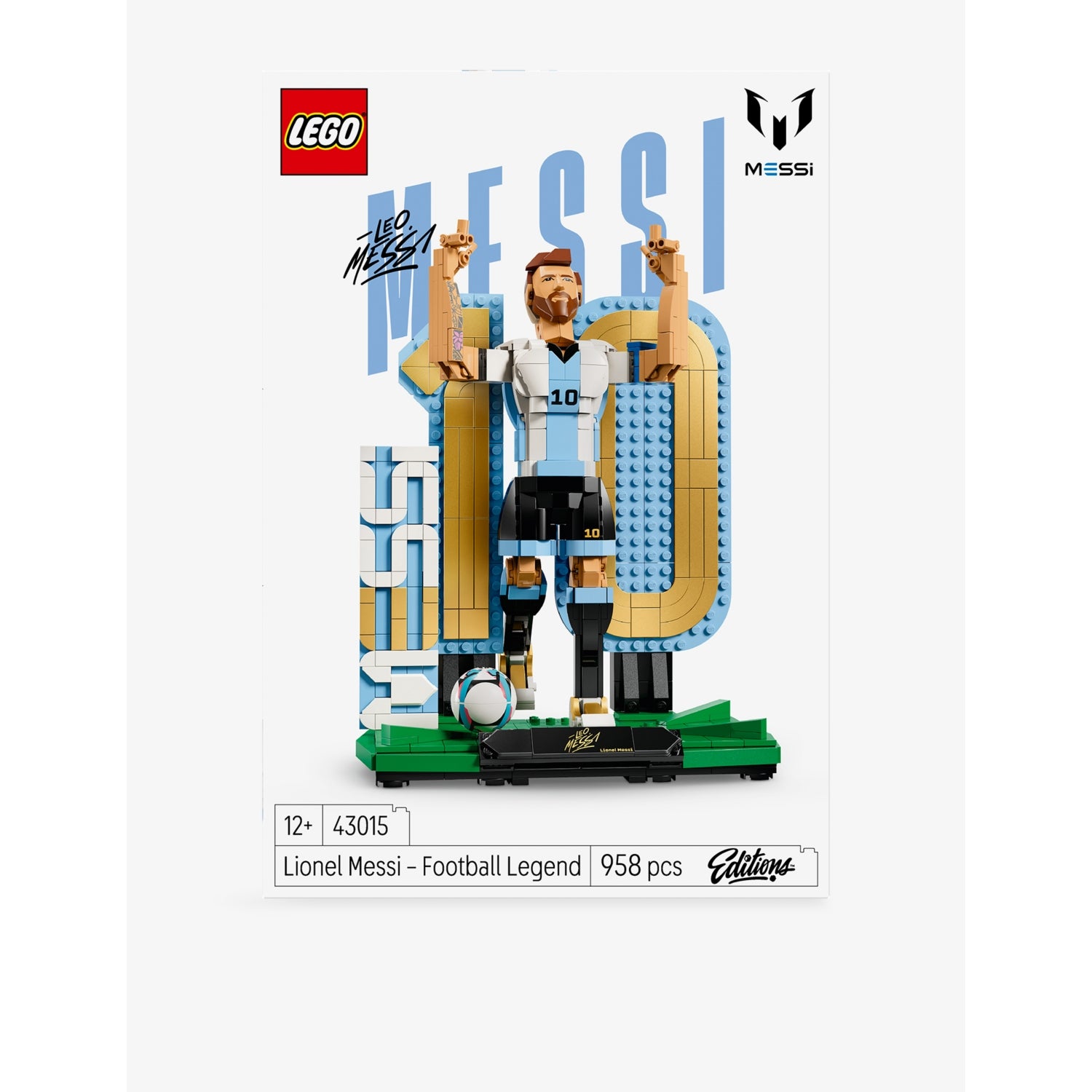 LEGO Lionel Messi Football Legend playset 43015, UK version