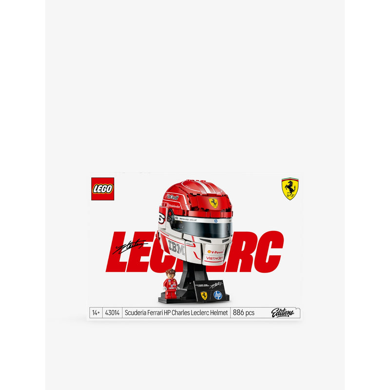 LEGO Ferrari Charles Leclerc helmet building set 886 pieces (British brand)