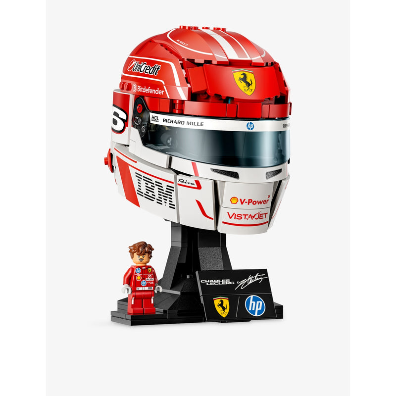 LEGO Ferrari Charles Leclerc helmet building set 886 pieces (British brand)