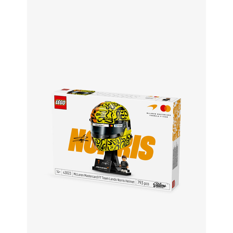 LEGO McLaren F1 Lando Norris helmet 43023, UK version