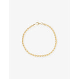 Mini Rope 14ct Gold-Plated Sterling-Silver Bracelet - 7in