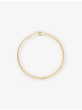 Lisa Gozlan gold-plated snake chain bracelet 20.5cm, UK version