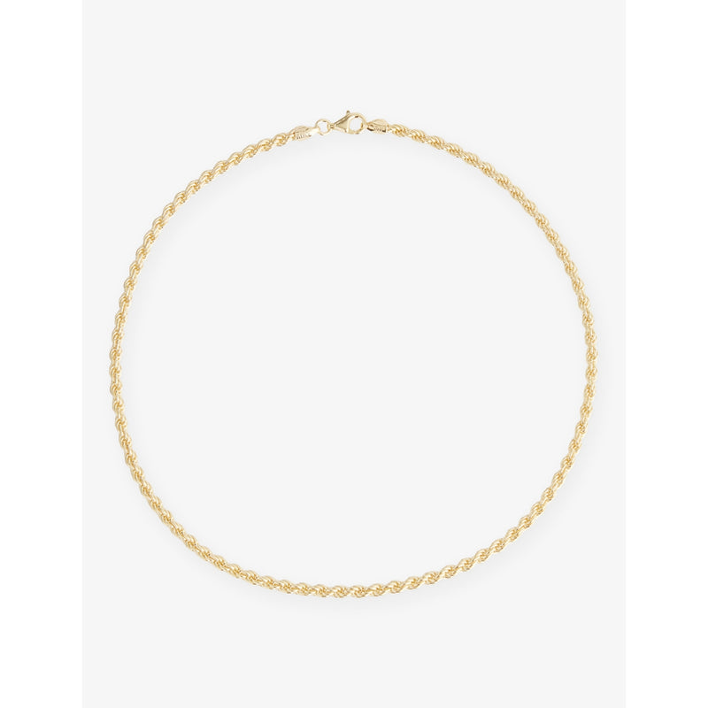 Mini Rope 14ct Gold-Plated Sterling-Silver Necklace - 41cm