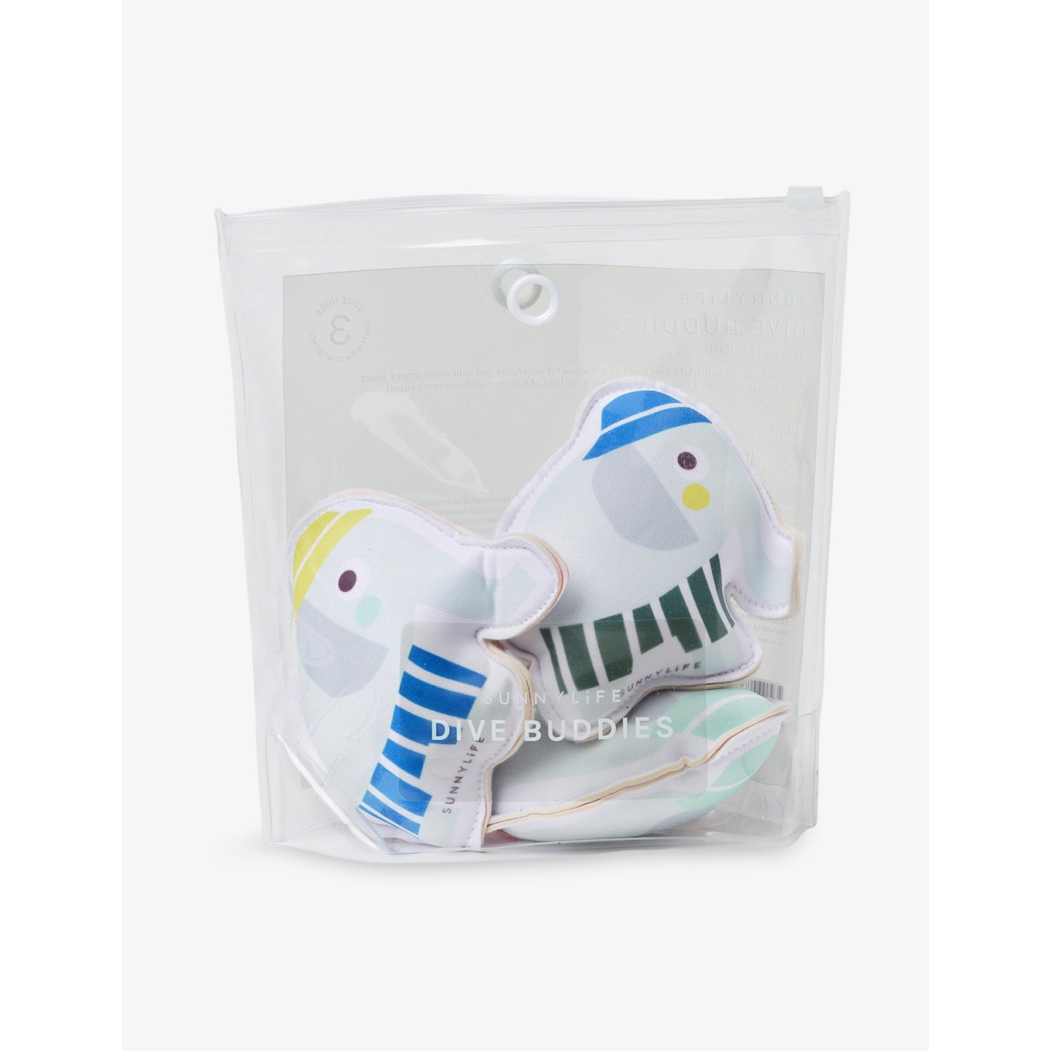 SUNNYLiFE set of three elephant dive buddies for pool, UK version
