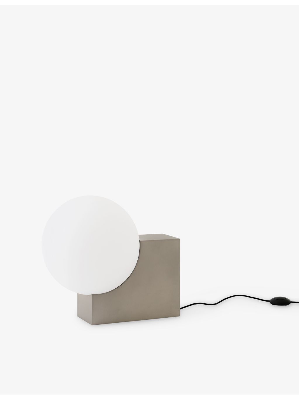 &Tradition Journey floor lamp brushed steel base, UK version