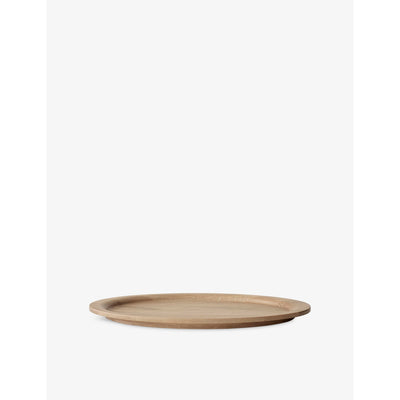 selfridges &Tradition Collect Oval Oak Wood Tray 28cm x 40cm- Buy online at McGrocer