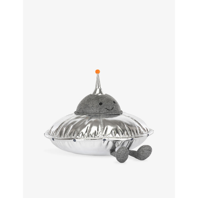 Jellycat Amuseables Jellysaucer soft toy 23cm, imported from the UK