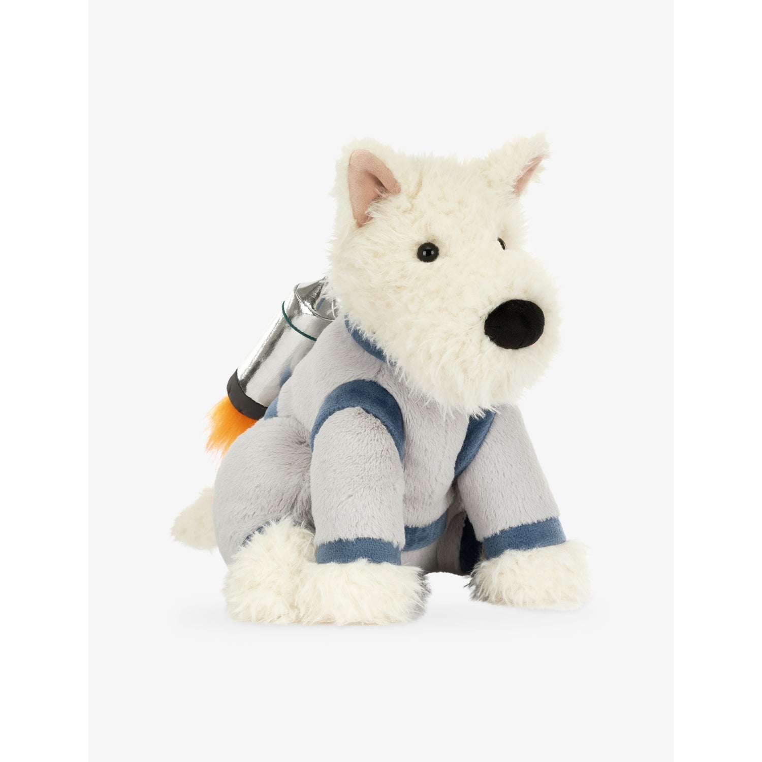 Jellycat soft toy Munro Scottie Dog Space Outfit 23cm - British product