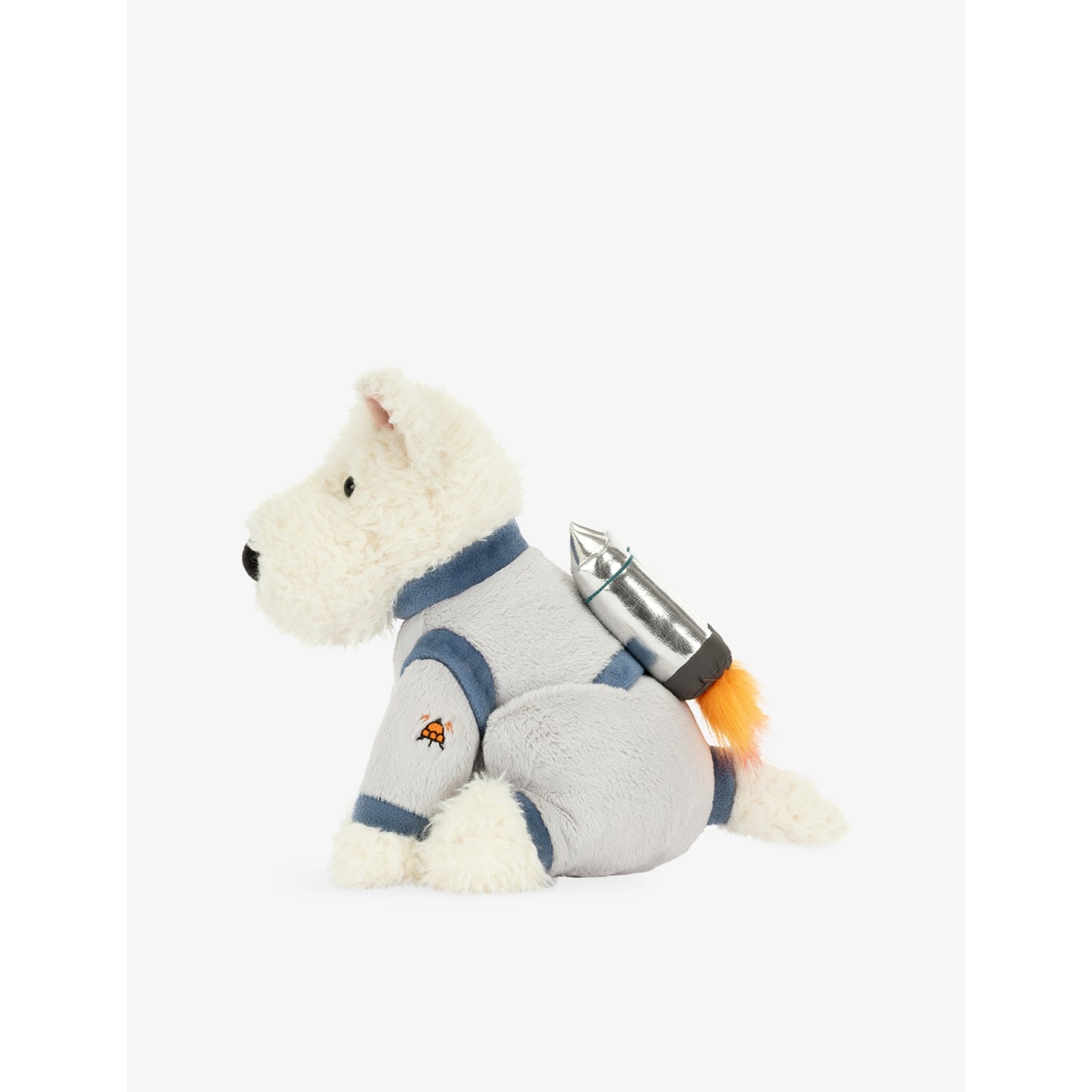 Jellycat soft toy Munro Scottie Dog Space Outfit 23cm - British product