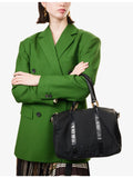 Fendi Zucca canvas Boston bag pre-loved, imported from the UK