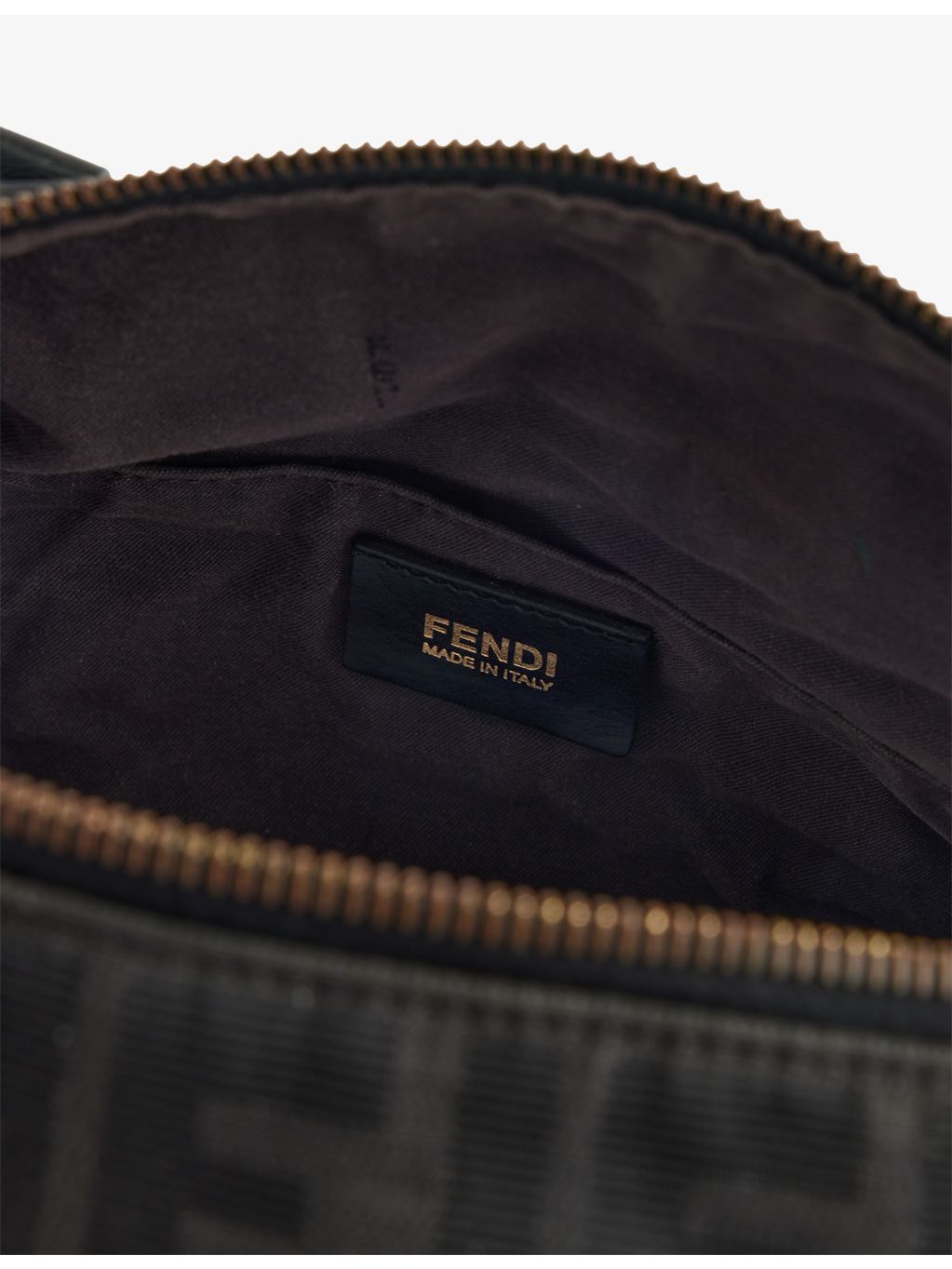 Fendi Zucca canvas Boston bag pre-loved, imported from the UK