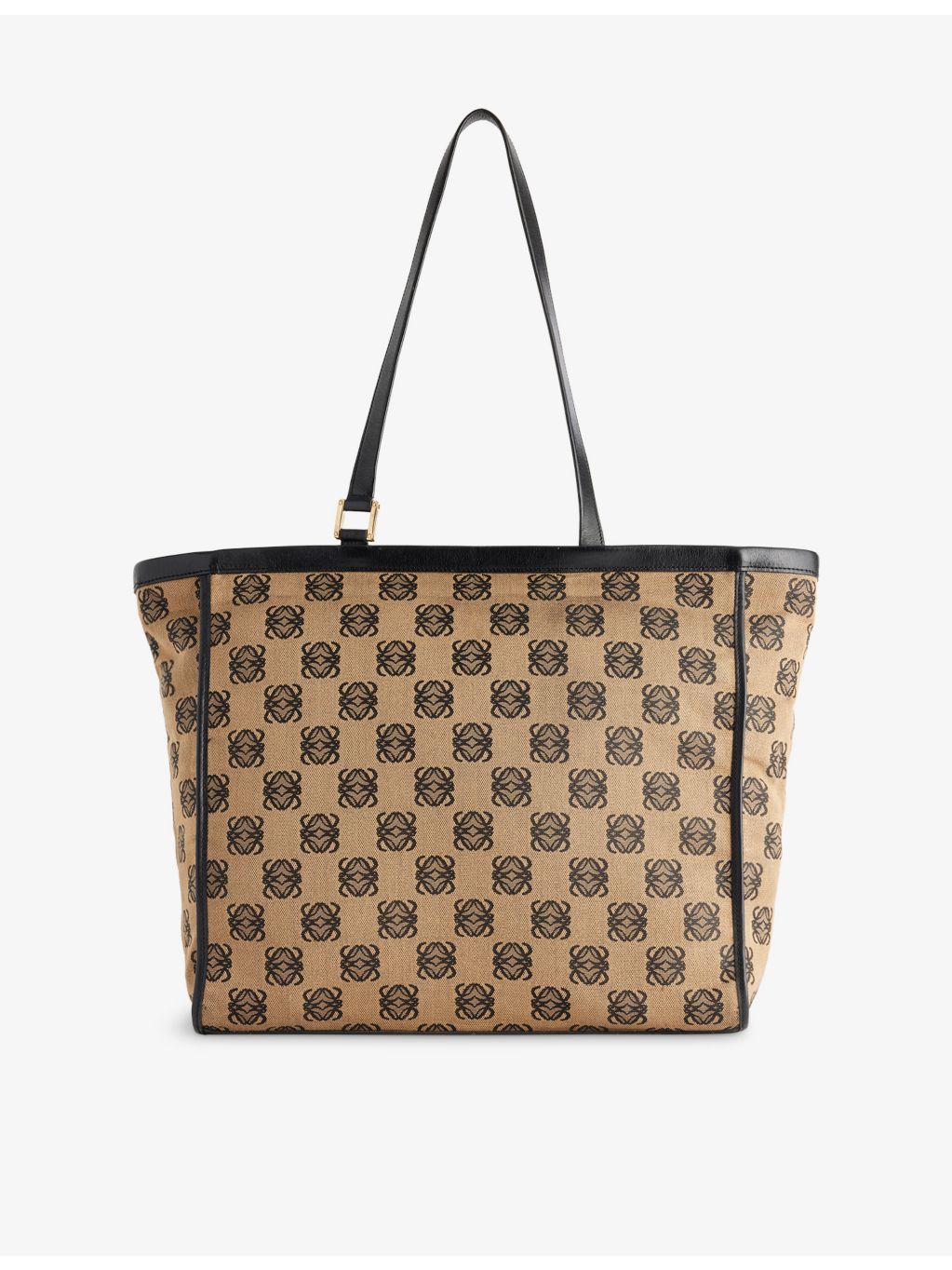 Loewe pre-loved Anagram canvas tote bag, imported from the UK