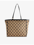 Loewe pre-loved Anagram canvas tote bag, imported from the UK