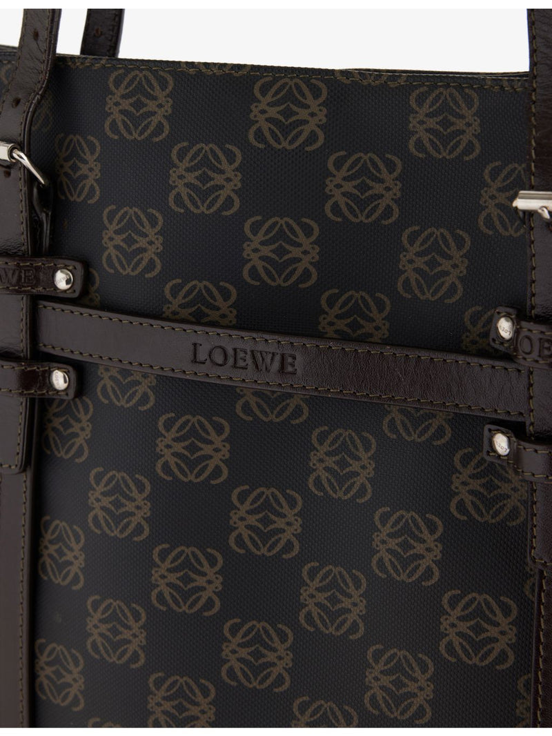 Loewe Anagram coated-canvas tote bag, imported from the UK