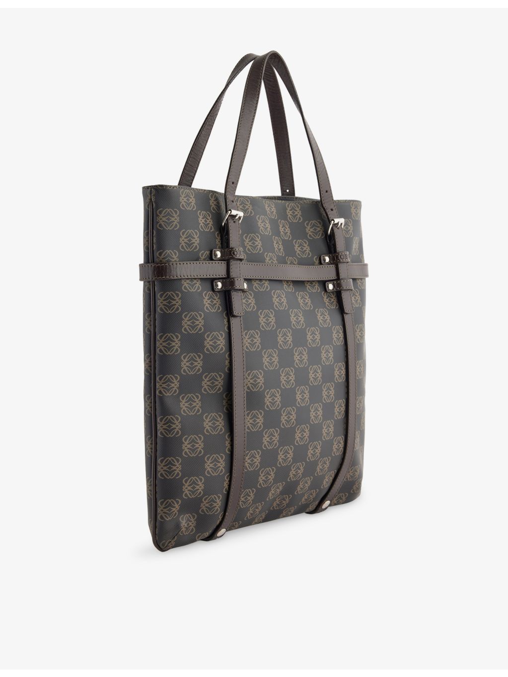 Loewe Anagram coated-canvas tote bag, imported from the UK