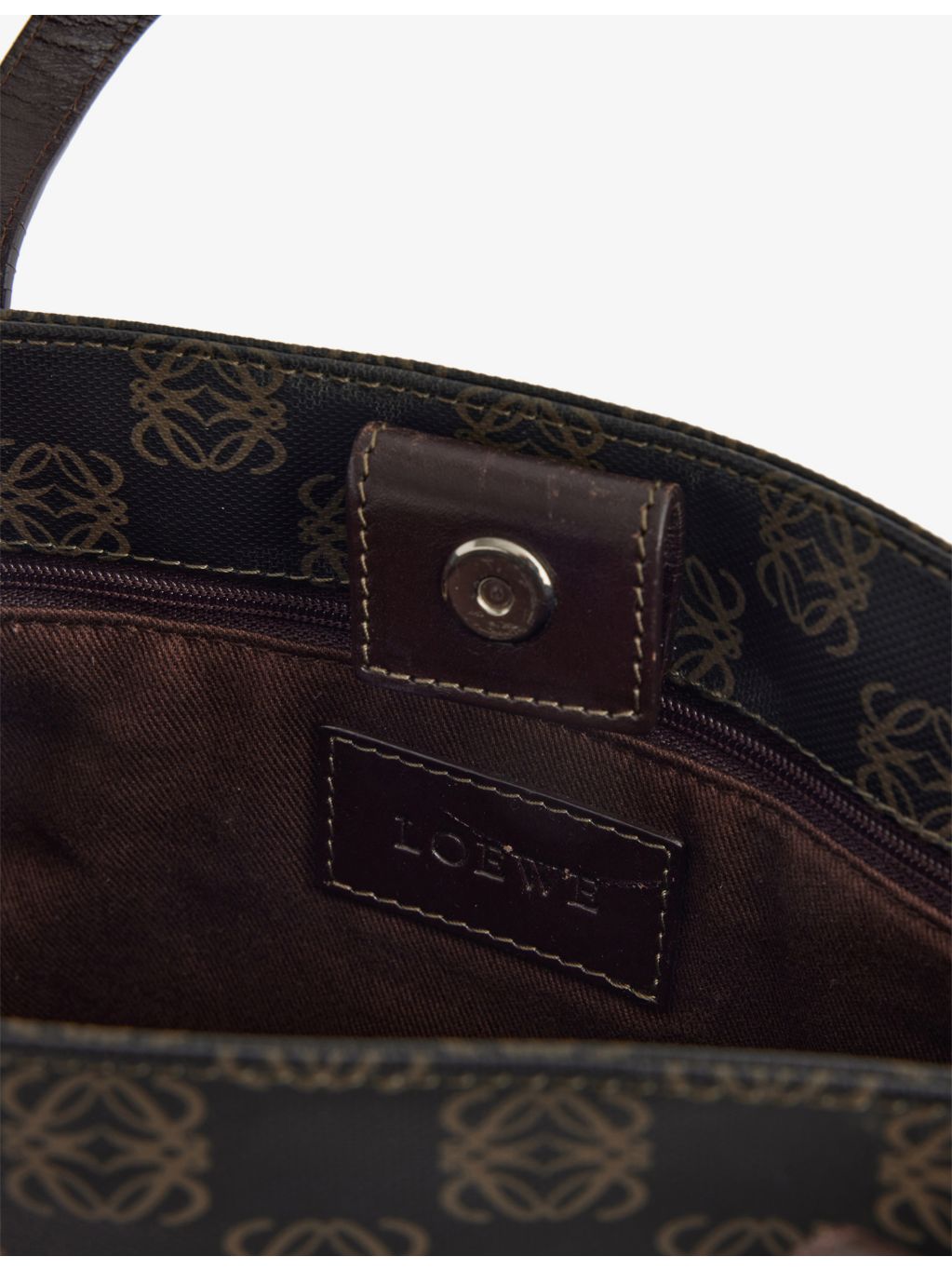 Loewe Anagram coated-canvas tote bag, imported from the UK